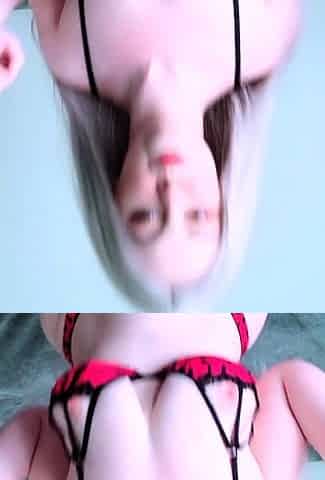 Amateur blond girl with big boobs getting fucked