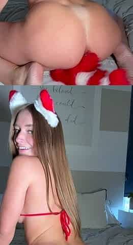 Amateur blond girl with big boobs getting fucked