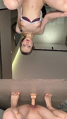 Golden-haired squatting and riding the toy during the time that staring at u. Expecting on OnlyFans