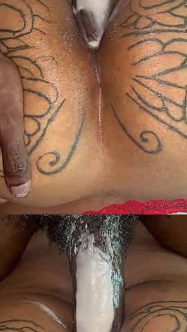 Filled her Butt