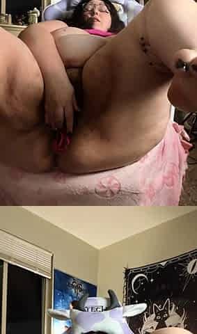 Hungry brunette solo masturbation