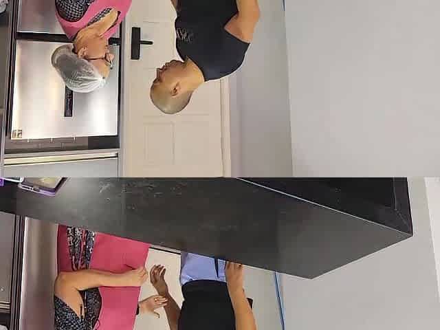 Nephew shoving his dick into his aunt during the time that this babe was cleaning!