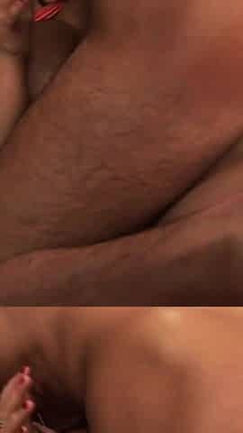 Jasmine gets knocked out with a big cock in her pussy
