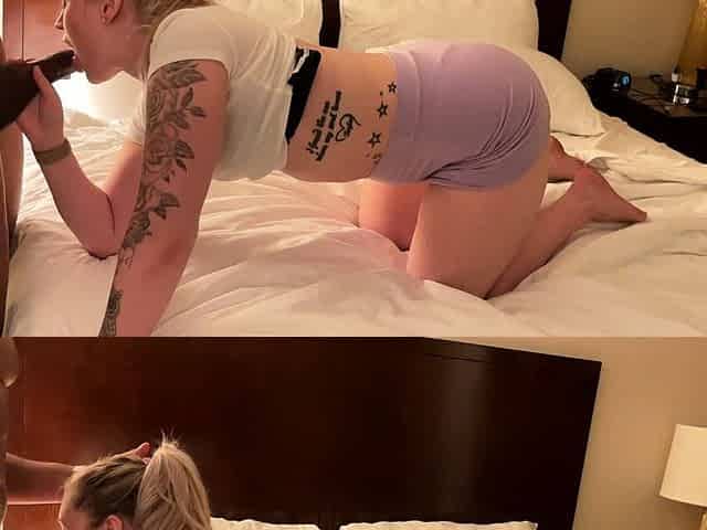Amateur Blonde Blowjob CIM