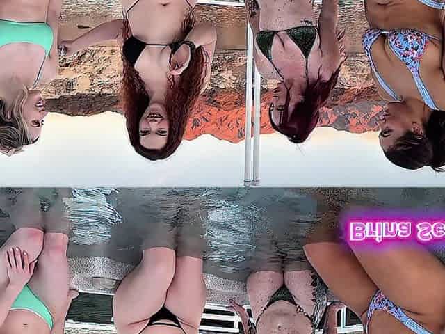 Brina Scarlett ignites public boat fuckfest with large booty