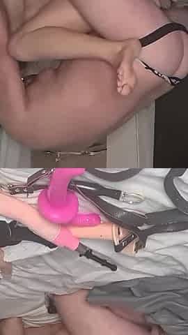 Real Amateur Couple Try a Double Penetration and Enjoy Masturbation