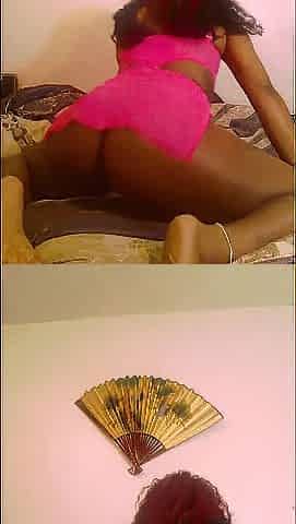 Large booty on the daybed twerking with no undies