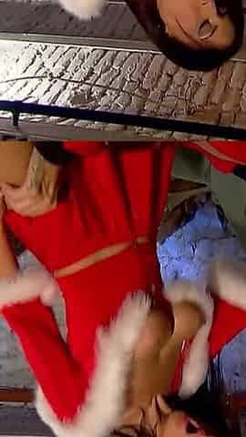 The Christmas Fairy with Huge Tits Gets an Anal Fuck in the Basement