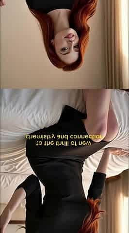 (AI-generated) The secrets of the red-haired businesswoman