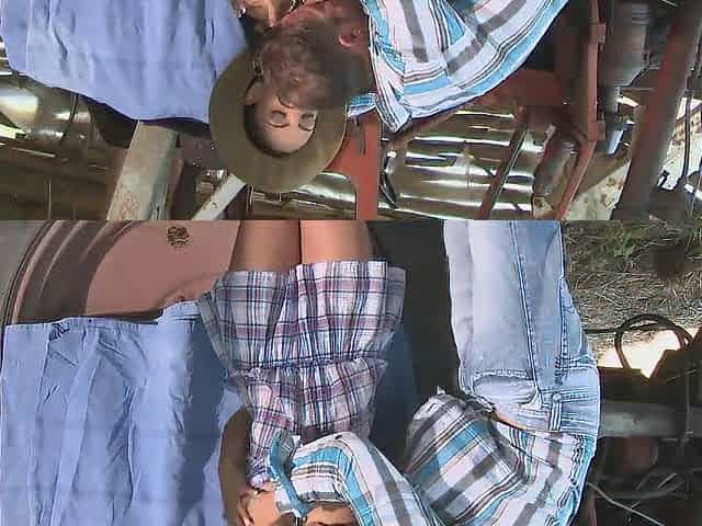 Quick outdoor sex