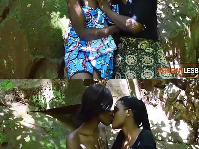 Skinny Ebony Lesbians Shower Together & Eat Black Pussy In The Bathroom