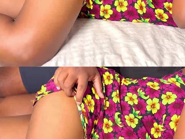 pretty Oriental angel romantic bang with boyfriend