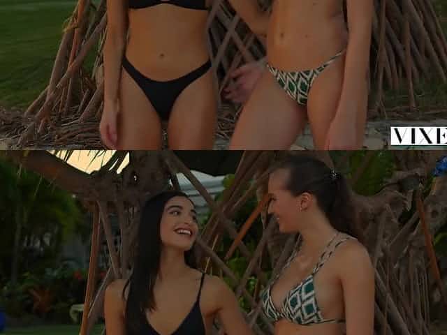 YOUNG SLUT College Student Has Secret Procreation With Couple While On Vacation
