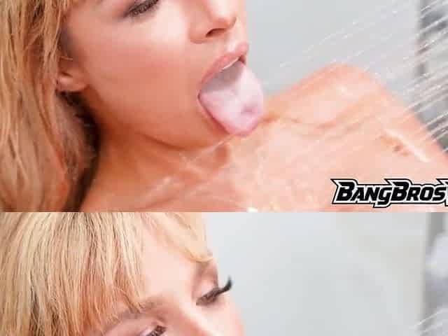Carmen Caliente Titty Bang & Facial from Stepson