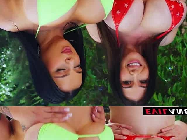Huge Titty Chicks KIANNA DIOR & PAYTON PRESLEE Sloppy Mouth Screw Foursome - EvilAngel