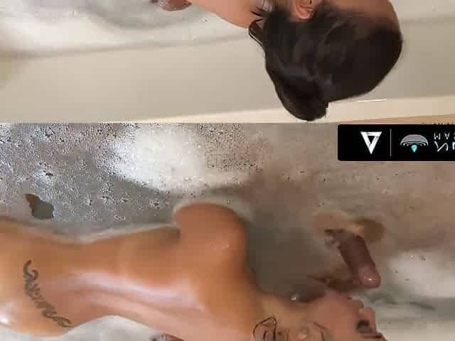 Sexy Asian Masseuse Tries To Fit All Of His Huge Cock Inside Her Mouth