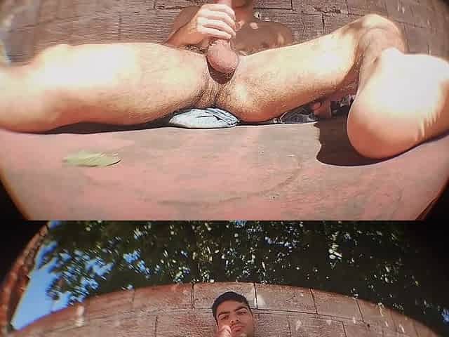 POV hot fleshly N1 Hawt outdoor tugjob large dong