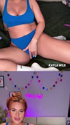Kayla Wild Sucks and Fucks This Big Fat Dildo for You