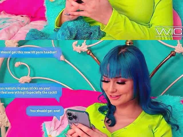 Wicked - JEWELZ BLU TRIES VR & Gets Fucked Doggystyle FOR REAL