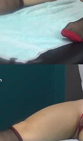 Chubby Cheating Wife Sucking Masseur While He Fingering Her Pussy