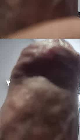 Upright ramrod from close up that richer masturbation