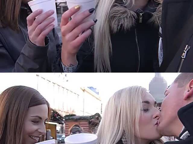 Antonia Sainz And Daisy Lee - The Xmas Charmer - Two Sexy Hot Babes Share Big Cock