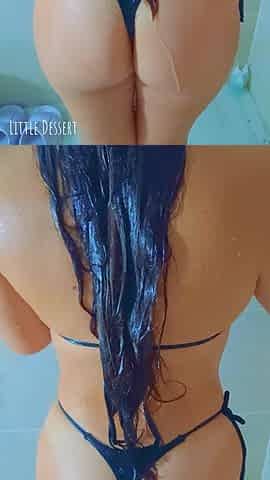 Shower Time with Beautiful Tanned Latina