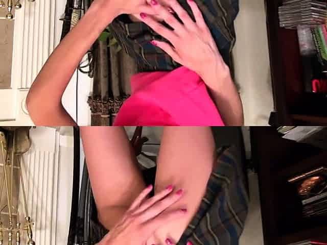 Skinny Amelia Pearl, Solo With Vibrator