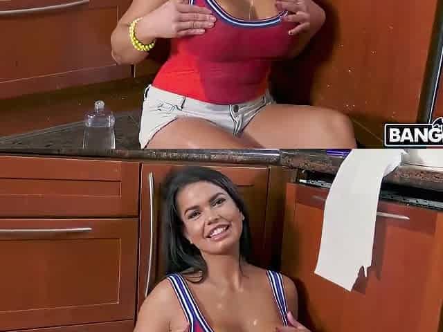 A Breasty Maid, Gives Great Anal-act Of Love Large Breasts And Bubble Booty, Great Spunk Flow At The End