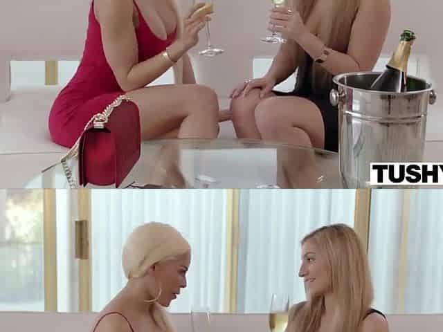 Two Latinas Have Hot Anal Sex With American - Luna Star And Moka Mora