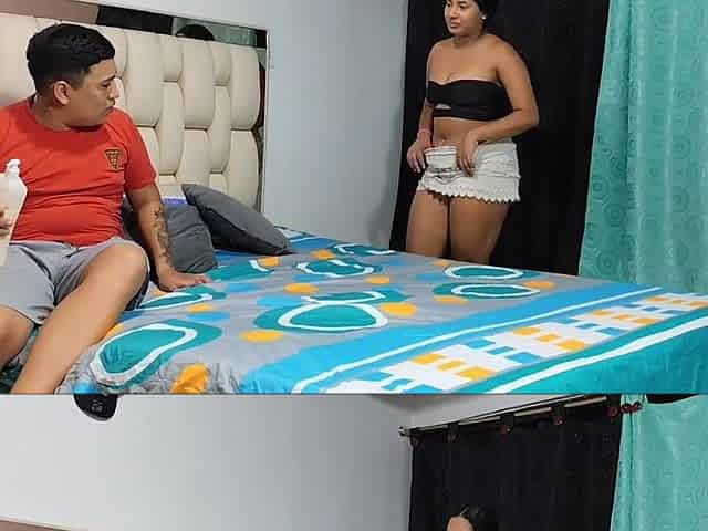 I WANTED MY STEP BROTHER TO BANG ME NICE AND I SAID HIM TO GIVE ME A MASSAGE