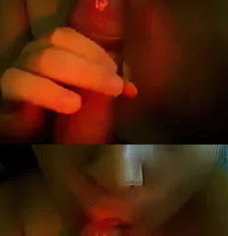 Indian MILF girl sucks her husband's dick