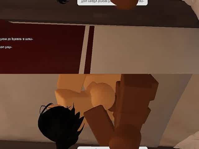 Whore with glasses getting railed on a Roblox Condo