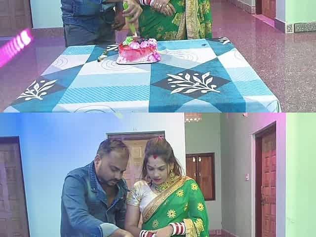 New Year Celebration Time Bhabhi Fucking Hard with Her Devar After Cake Cutting