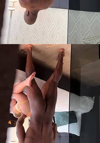 Blonde with big boobs has wild interracial fuck