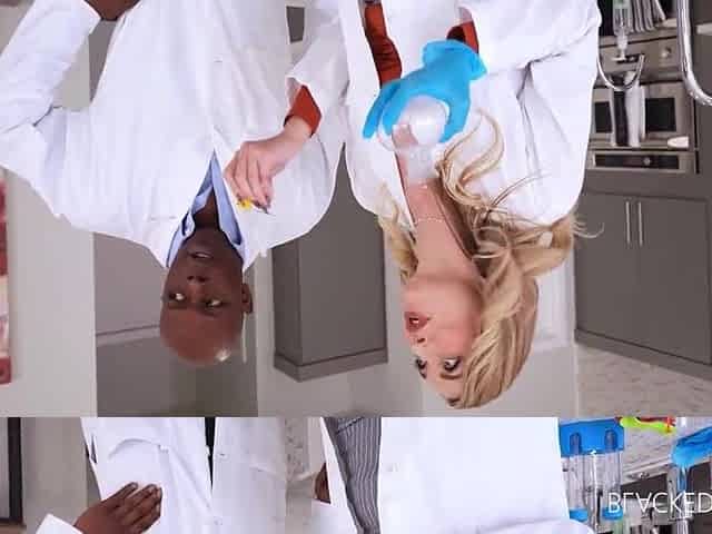White Coat, Ebony Meat (Scientifically Large, Historically Thick) - Natalia Starr - BlackedMa