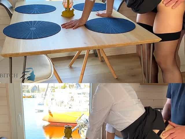 Has Sex On A Desk On A Yacht