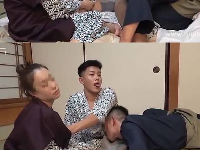 Japanese Muscle Freeze Hiroto Get Fucked In Front Of His Wife