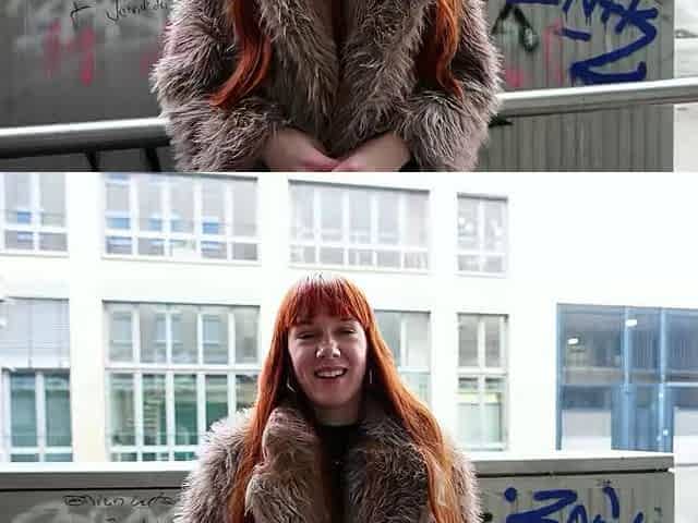 GERMAN SCOUT - Skinny Tall German Redhead Ginger Girl Soley