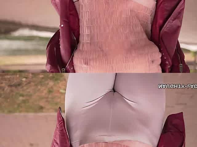 White Leggings Cameltoe P3