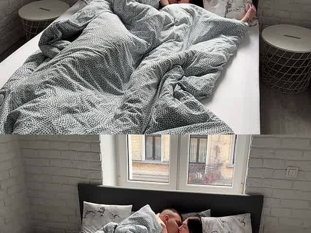Tender, Passionate Morning Sex Between A Loving Couple. He Came Inside He