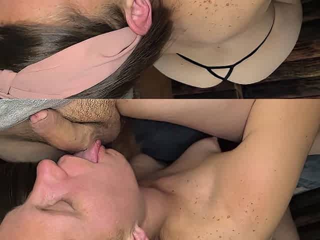 Your Favourite Redhead Licks Cock With Trembling Ass