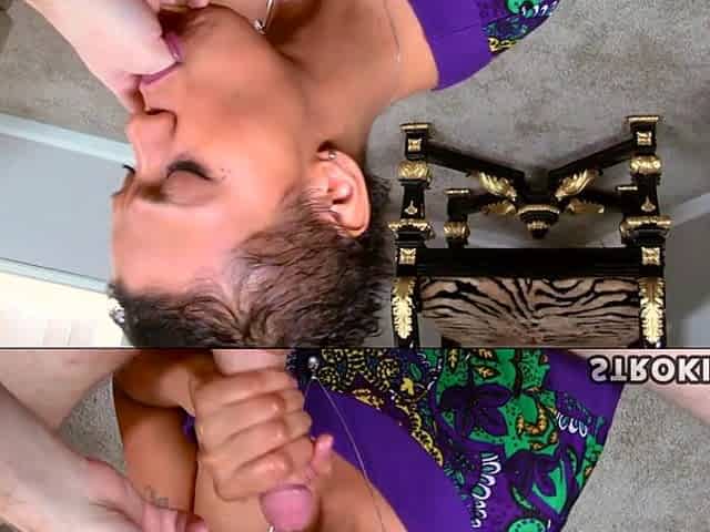 Nia Cummins Dick Squeezing Handjob - StrokiesHandjob