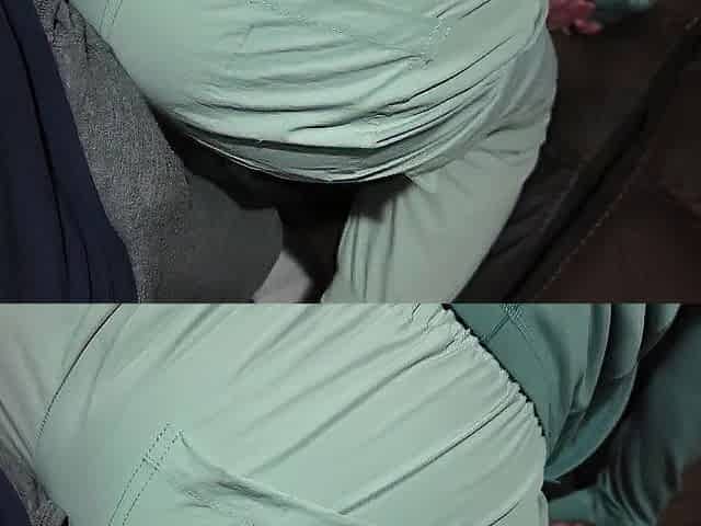American Wife Butt Worship in Ski Panties POV