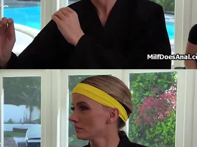 Judo then hottie titty making love of slutty housewife