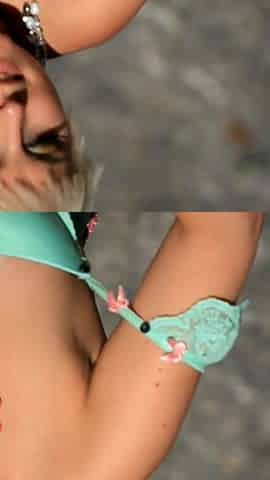 Blonde in the wild