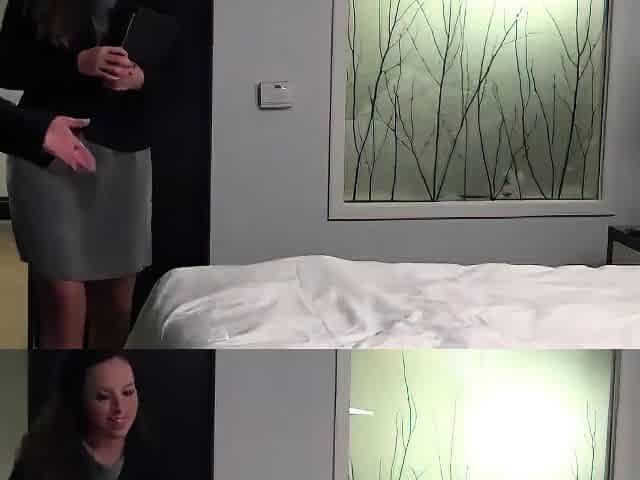 Old Boss Receives Blowjob from Young Secretary