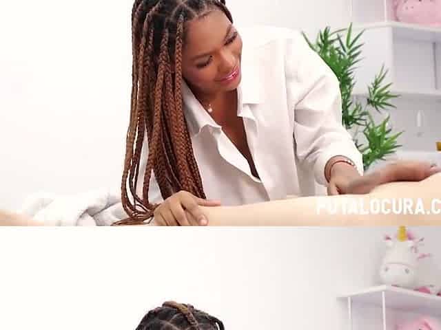 Sara Isabel - Massage And Great Fuck With The Black Girl
