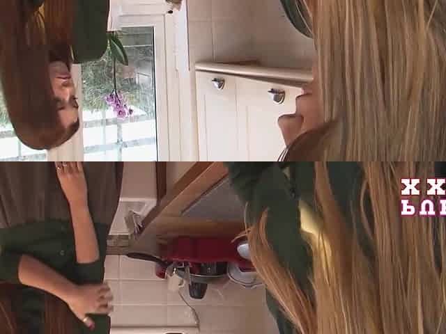 Lesbian Students 18+ Fucking In The Kitchen