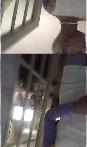 Riding Sextoy on Hotel Balcony Smokin' Public Solo Risky